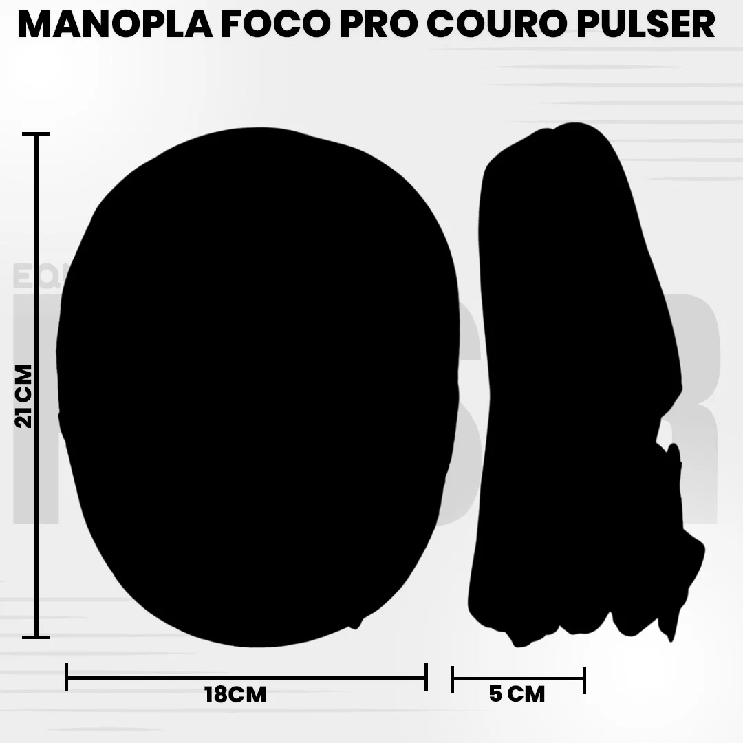 Manopla Couro Pulser